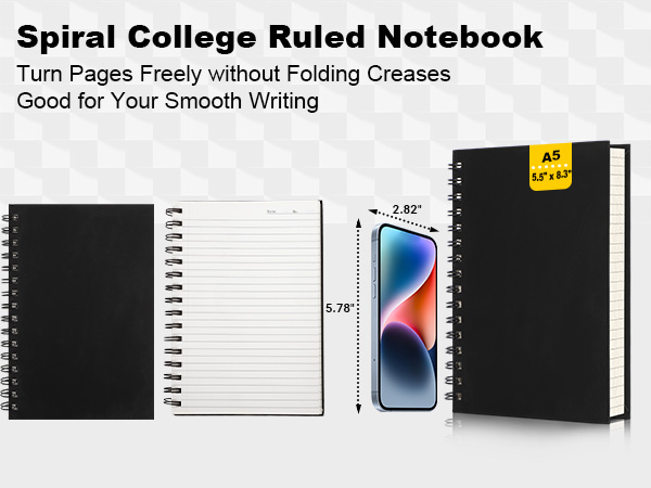 college ruled journal