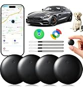 RGIMF GPS Tracker for Vehicles No Subscription, Car Tracker Tag for Android & iOS, Bluetooth Trac...