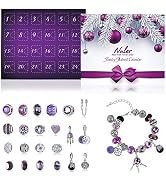 Naler Jewelry Advent Calendar 2024, Christmas DIY Bracelet Necklace Jewelry Making Kit for Christ...