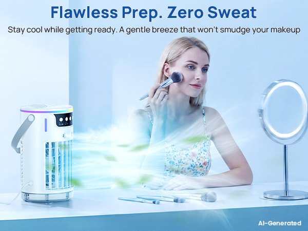 personal ac fan for makeup