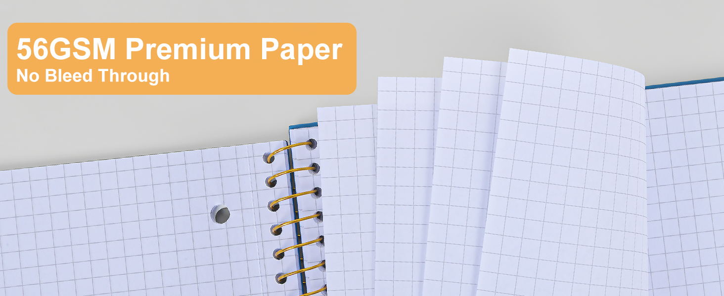 56GSM Premium Paper: No Bleed Through
