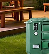 DEWENWILS Outdoor Power Stake Timer with Remote Control, Dusk to Dawn Timer | Waterproof, 6 Groun...