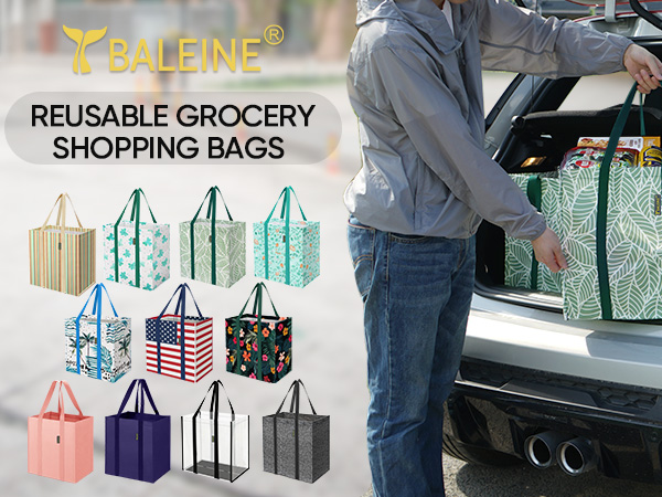 reusable grocery shopping bags