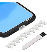 PortPlugs (10-Pack Anti Dust Plugs, Made for iPhone & AirPods Models w/Lightning Connector, Prote...