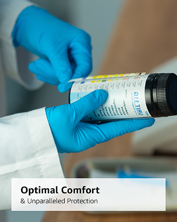 soft and comfortable nitrile gloves