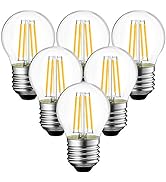ANWIO G14 LED Filament Globe Bulb 4.5W(60W Equivalent) Dimmable 2700K Warm White E26 Screw Base, ...