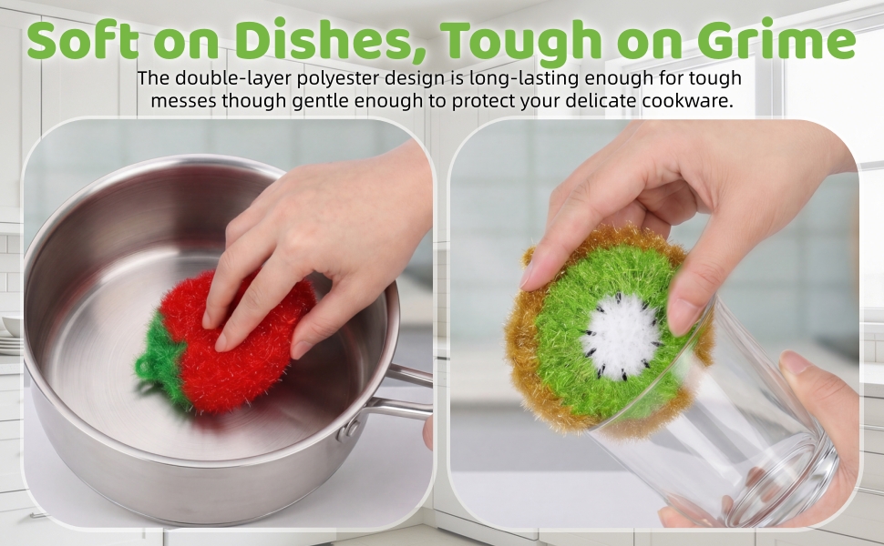 Fruit Dish Scrubber