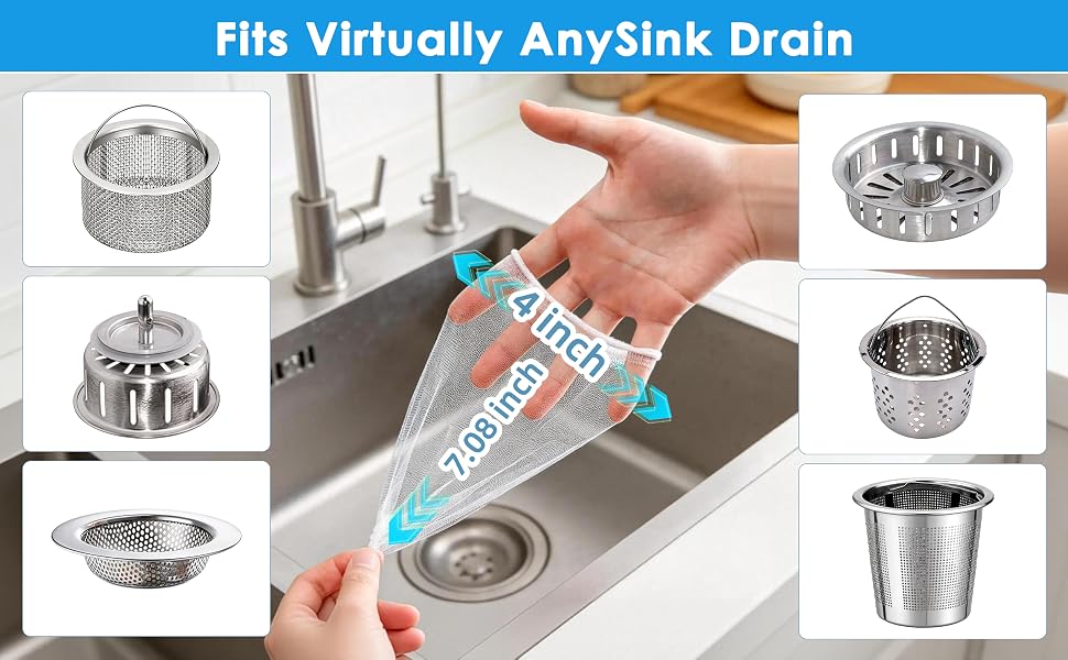 mesh drain cover kitchen sink