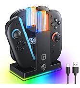 FASTSNAIL Charging Dock for Nintendo Switch 2(2025) for Joy-Con 2, Magnetic Switch2 Joycon2 Contr...