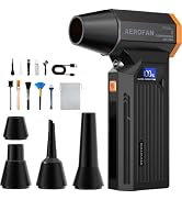 Electric Air Duster - 150000RPM Rechargeable Cordless Compressed Air Duster | 4-Gear Adjustable M...