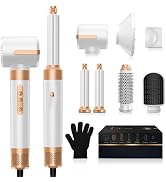 Hair Dryer Brush,Blow Dryer Brush with Attachments,110000 RPM Curly Twist 7 in One Air Style, Pro...