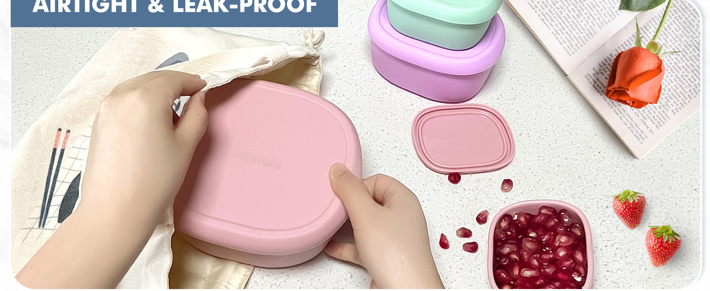 Pink Blue Green Yellow Sandwiches Salad Pasta Snack Kids Meal Prep Home Kitchen Christmas Prime Day