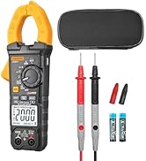 Digital Clamp Meter Multimeter 2000 Counts Voltage Tester with Auto-Range, AC/DC Voltage, AC Curr...