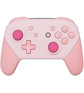eXtremeRate Replacement Full Set Shell Button for Nintendo Switch Pro Controller, Cherry Blossoms...