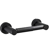 Marmolux Acc - Matte Black Toilet Paper Holder - Bathroom Wall Mounted Toilet Roll Holder | Pivot...