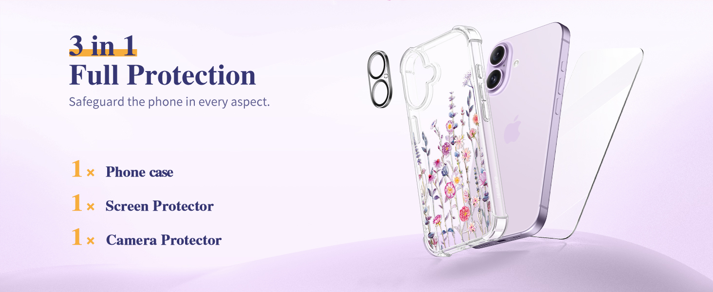 GVIEWIN Case Compatible with iPhone17 Case