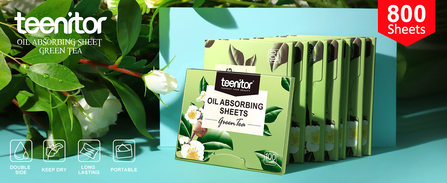Teenitor Green Tea oil blotting sheets