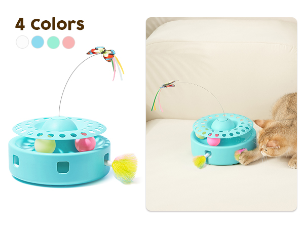 Smart 3 in 1 Cat Toy Blue
