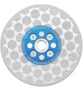 BRSCHNITT Diamond Granite Cutting Wheel - 5 Inch 125mm Tile Grinding Disc for Shaping Grinding Be...