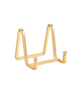 Plate Holder Easel Display Stand - 3 inch Metal Plate Stands for Display - Tabletop Picture Stand...