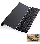 Computer Keyboard Stand,Laokiiy Acrylic Tilted Keyboard Holder Black for Easy Ergonomic Typing&Wo...