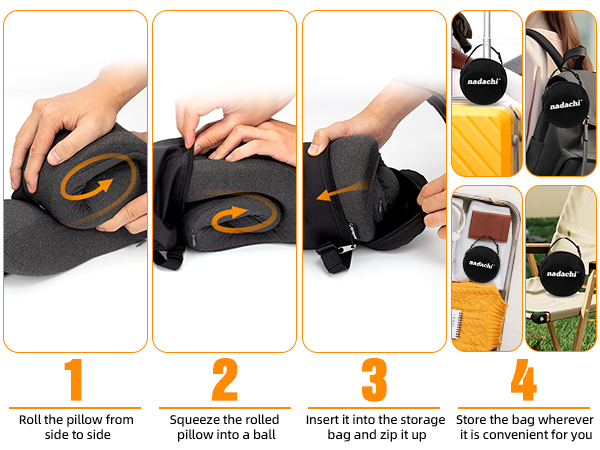 Neck Pillow Airplane Travel Set Pure Memory Foam Travel Neck Plane for Long Flights Essentials