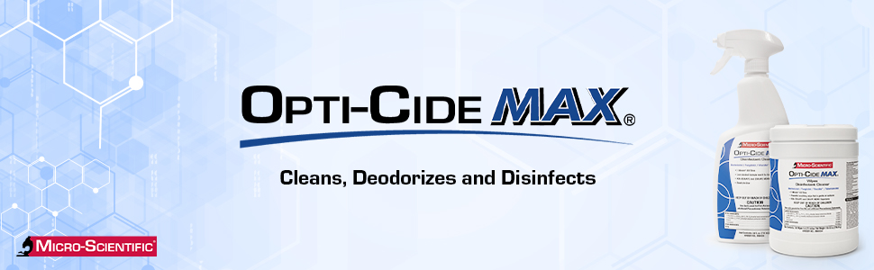 OPTI-CIDE MAX Disinfecting Cleaning Wipes