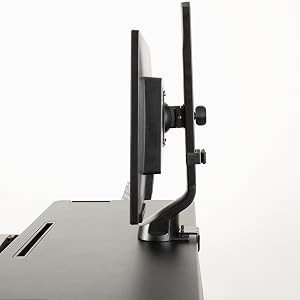adjustable monitor stand for desk risers