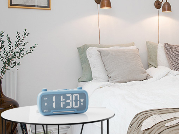 bluetooth clock radio use in bedroom