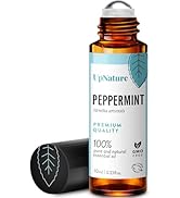UpNature Peppermint Oil Roll On – 100% Natural Nausea & Morning Sickness Relief for Pregnant Wome...