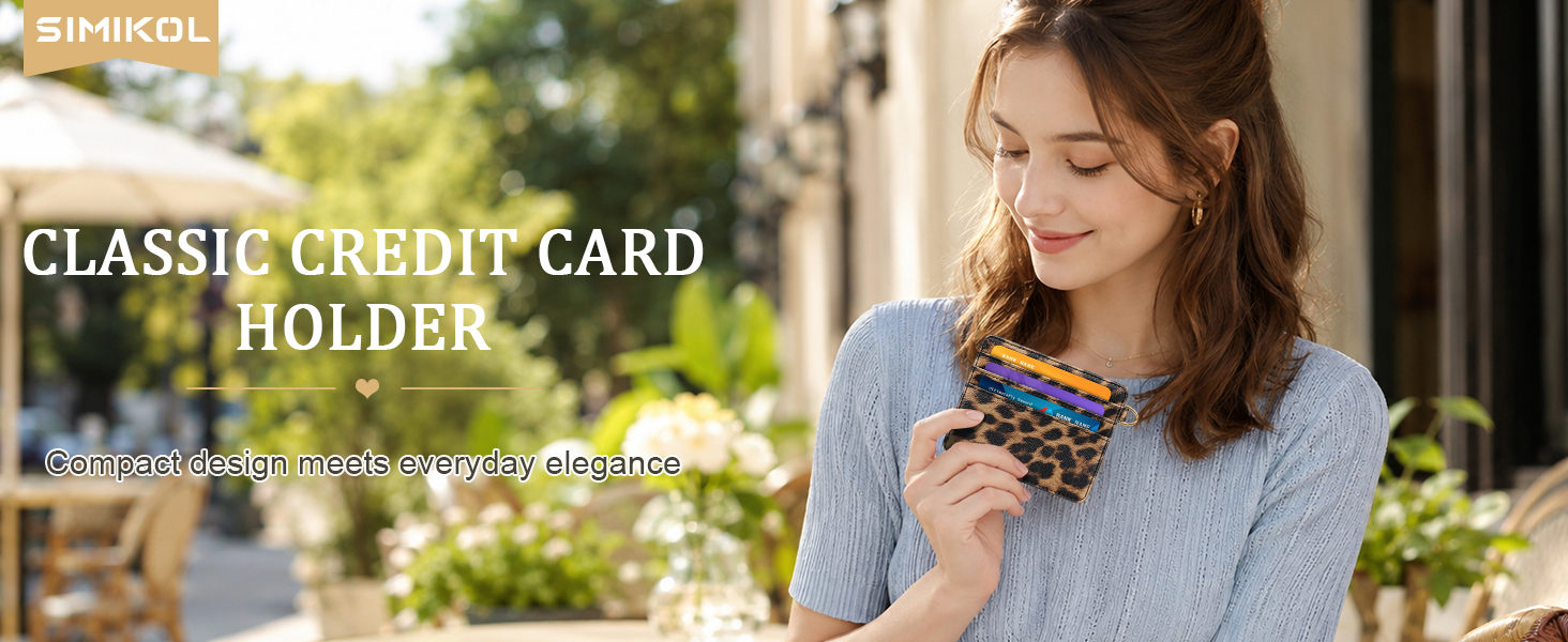Simikol card holder wallet