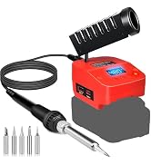 Cordless Soldering Iron Station for Craftsman V20 20V Battery (No Battery) | Portable Electric 60...
