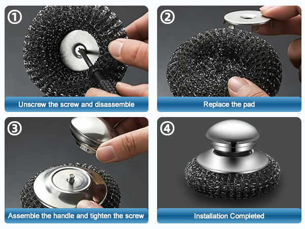steel scrubber for dishes