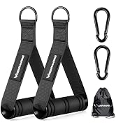 RENRANRING Gym Exercise Handles, Replacement Handle Attachments for Cable Machine Pulleys, Resist...