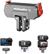 Walking Way 360° Rotation Magnetic Quick Release Mount for DJI Osmo Action 6/Nano, Aluminum Adapt...