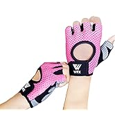 WESTWOOD FOX Weight Lifting Gloves for Men Women Gym Gloves with Wrist Wrap Support for Workout T...