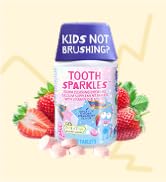 Jack N' Jill Tooth Sparkles - Tooth Cleaning Calcium Chews, Supports Teeth & Bone Development