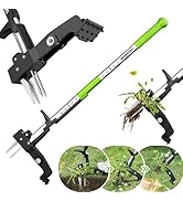 WORKPRO Stand Up Weed Puller Tool, Garden Dandelion Weeder Puller with Ergonomic 39