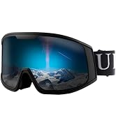 Ukoly Ski/Snowboard Goggles for Men Women, Snow Goggles HD Lens Anti-Fog Coating OTG Design UV400...