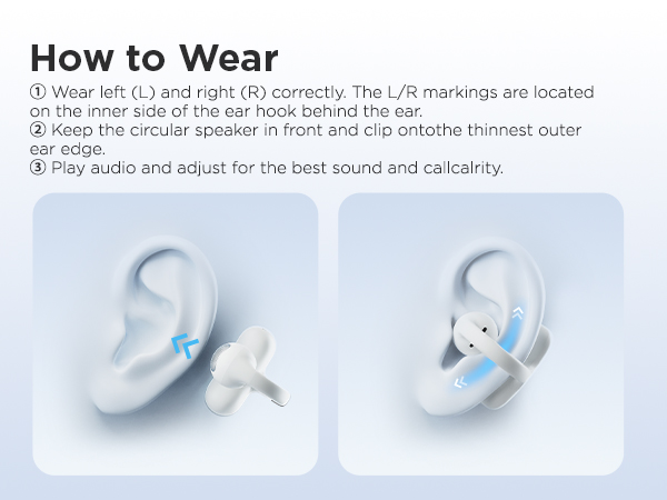 clip-on wireless bluetooth earbuds