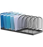SUPEASY File Organizer for Desk, 9-Section Mesh Desk Organizer, Vertical File Holder Desktop Orga...