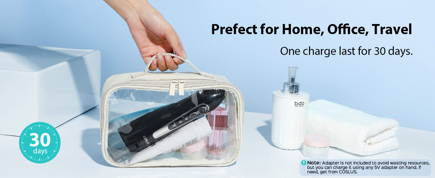 Water dental flosser