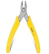 KATA 5.5 Inch Stainless Steel Wire Cutter Micro Flush Cutters, Precision Side Cutter Plier Sprue ...