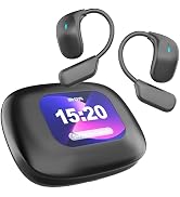 AI Language Translation Earbuds, OWS LCD Touchscreen Real-Time Translator One-Year Free Subscript...