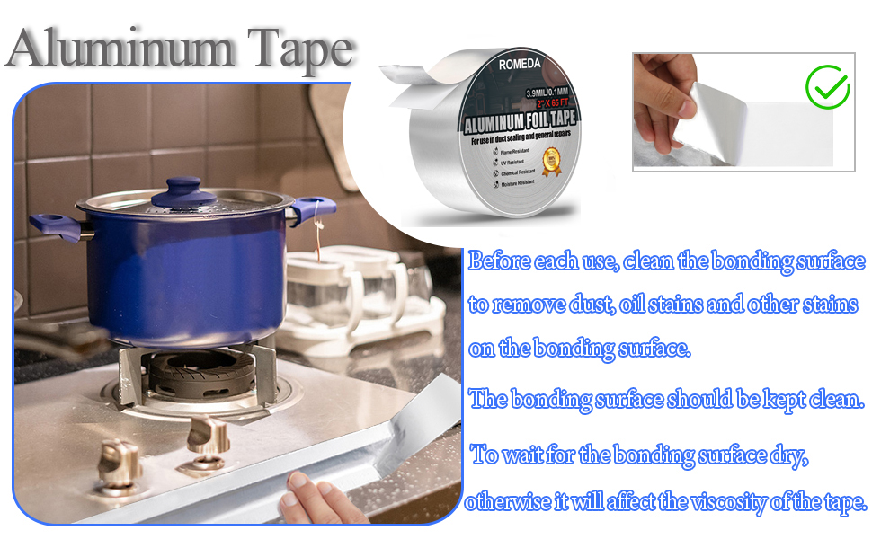 aluminum tape foil tape metal tape hvac for ductwork air conditioner sealing tape aluminum tape high