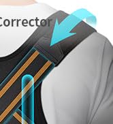 FALCOFIT Posture Corrector for Men and Women, Instant Back Straightener, Adjustable Upper Back Br...