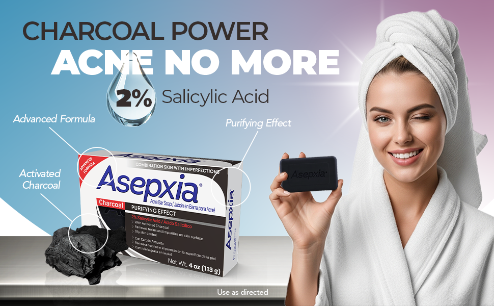 Woman holding bar soap with towel, salicylic acid face wash and acne body wash benefit