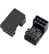 WLGQ 180-Degree Angled 8-Pin GPU Power Extension Adapter - Aluminum Alloy Cooling Shell with Ther...