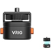 VRIG Claw Mini Quick Release Plate Tripod QR Camera Mount Adapter, Quick Setup Kit with 1/4'' Scr...