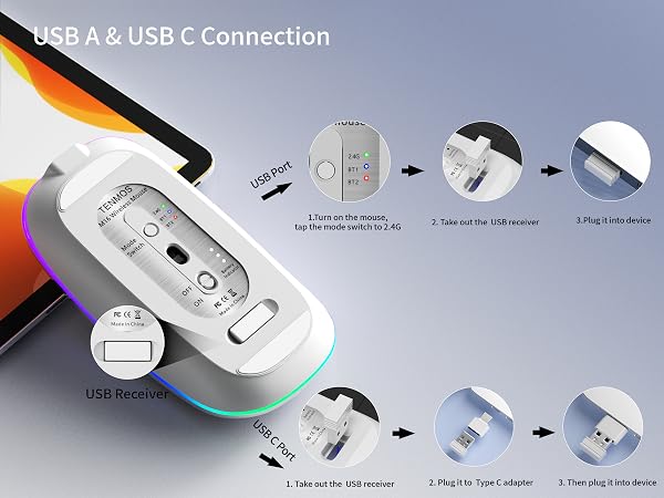 led wireless mouse